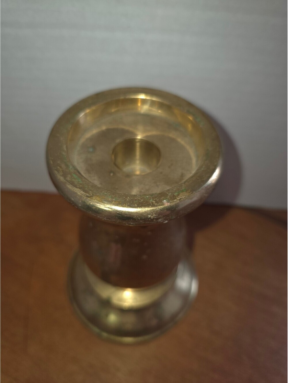 Vintage solid brass candlestick - Picture 3 of 7